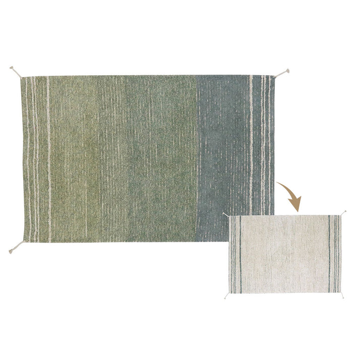 Twin Reversible Washable Rug