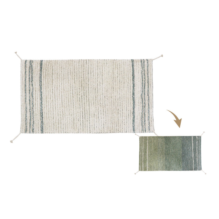 Twin Reversible Washable Rug