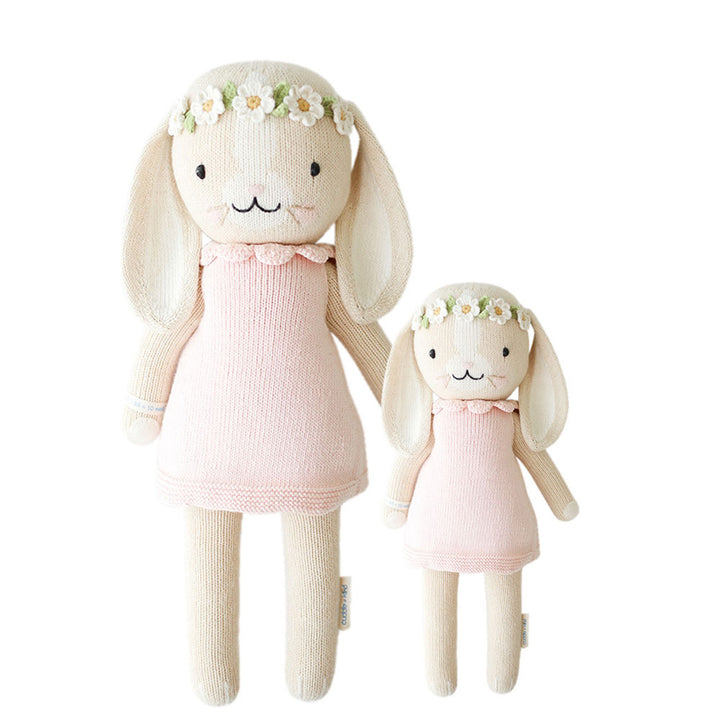 Hannah The Bunny Hand-Knit Doll - Blush