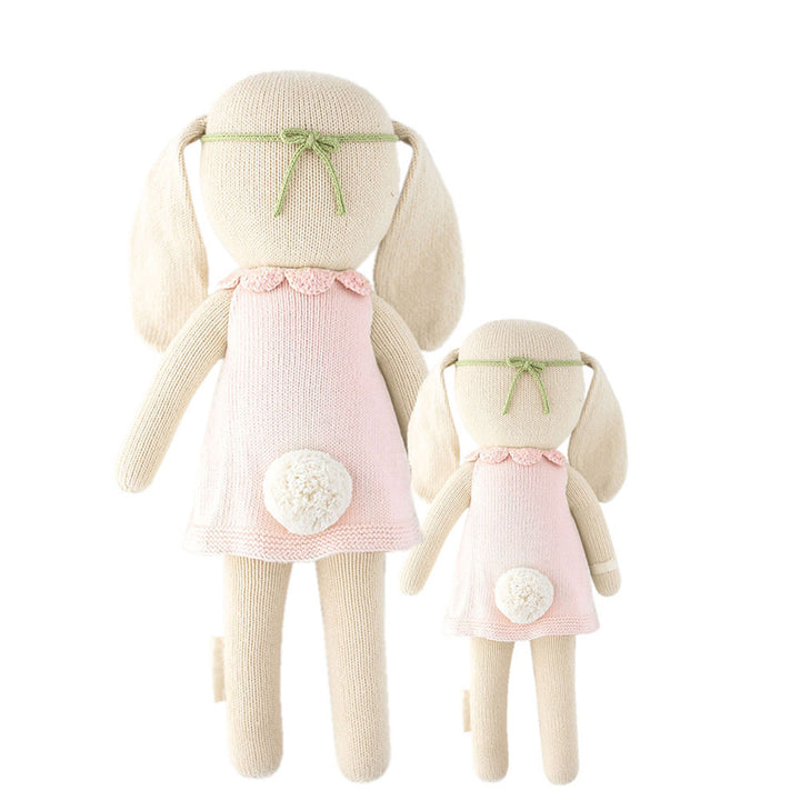 Hannah The Bunny Hand-Knit Doll - Blush