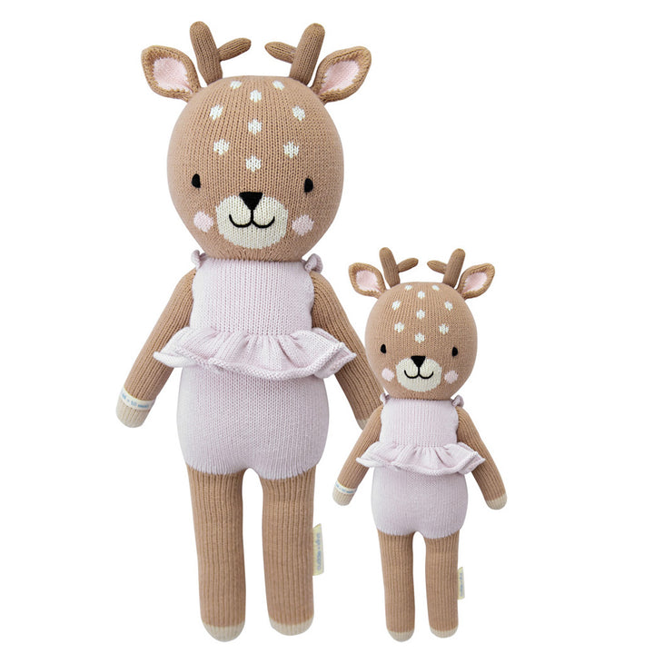 Violet The Fawn Hand-Knit Doll