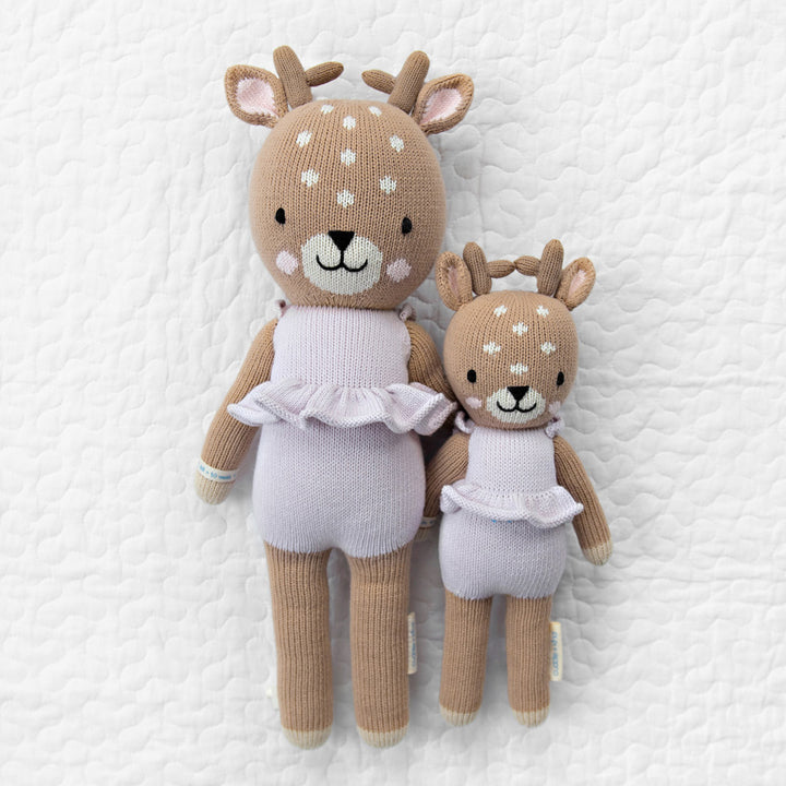 Violet The Fawn Hand-Knit Doll