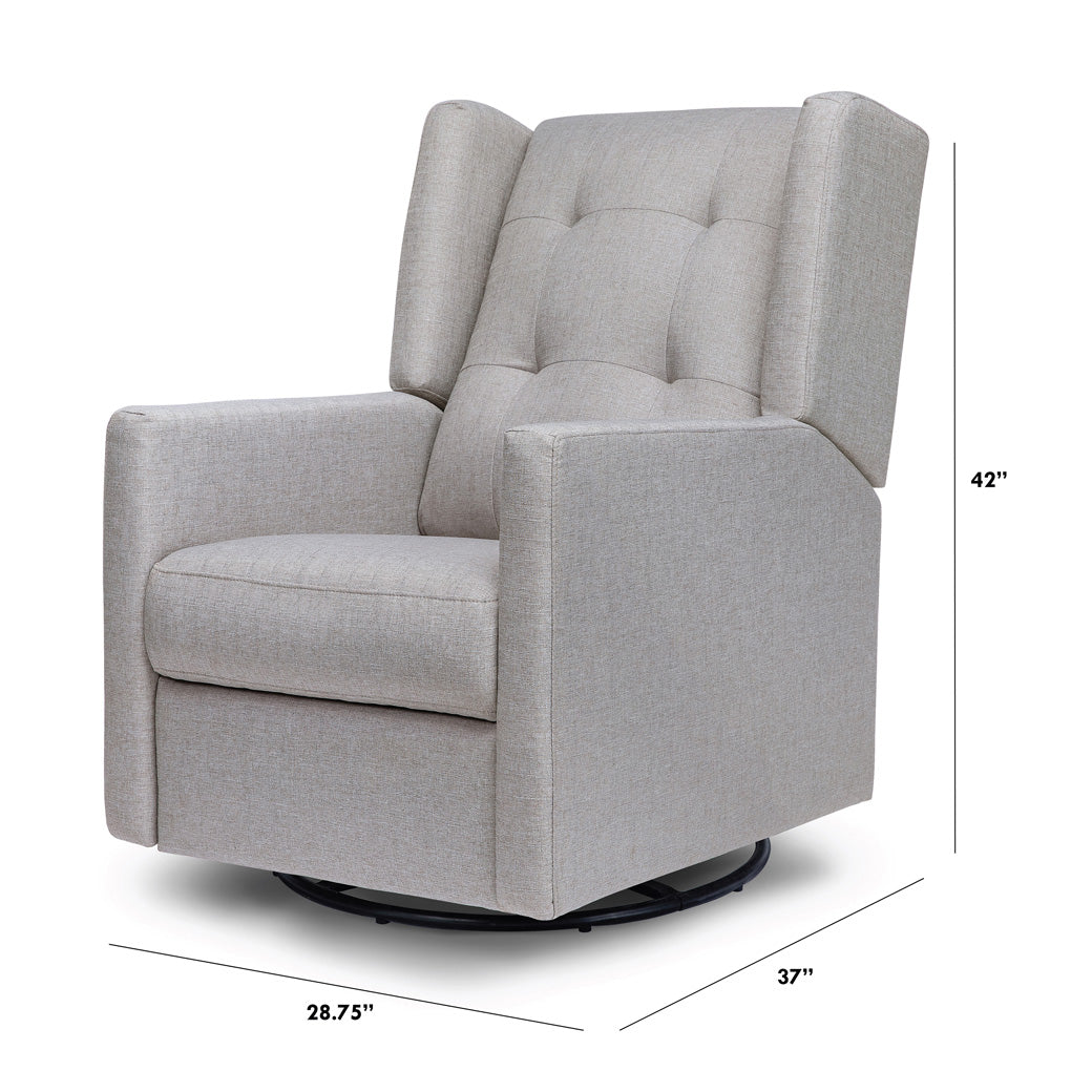 DaVinci Maddox Recliner Swivel Glider Modern Nursery