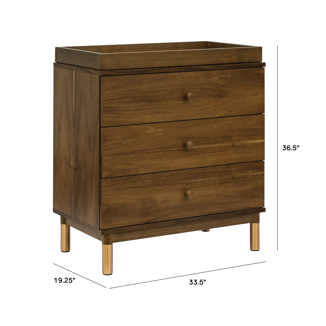 Babyletto Gelato 3 Drawer Changer Dresser with Removable Changing Tray Modern Nursery
