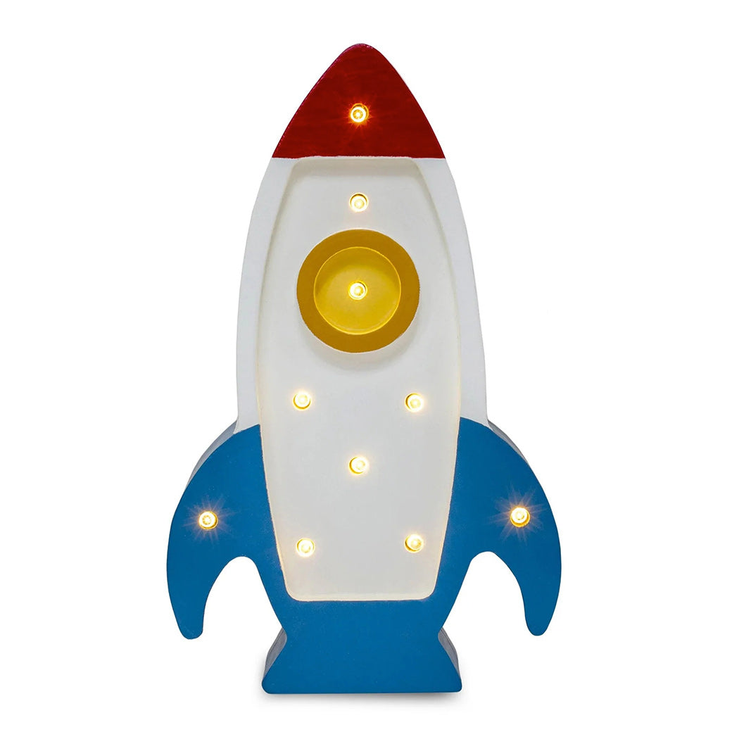 Wooden rocket ship night light new arrivals