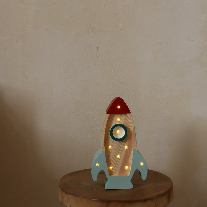 Mini Rocket Ship Lamp