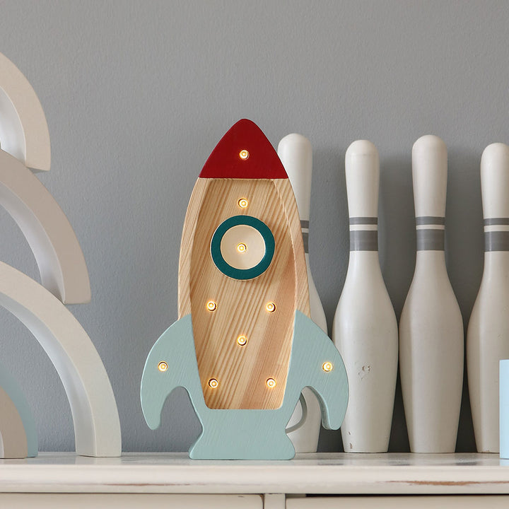 Mini Rocket Ship Lamp