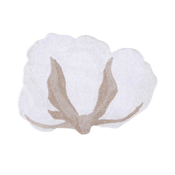 Cotton Flower Washable Rug