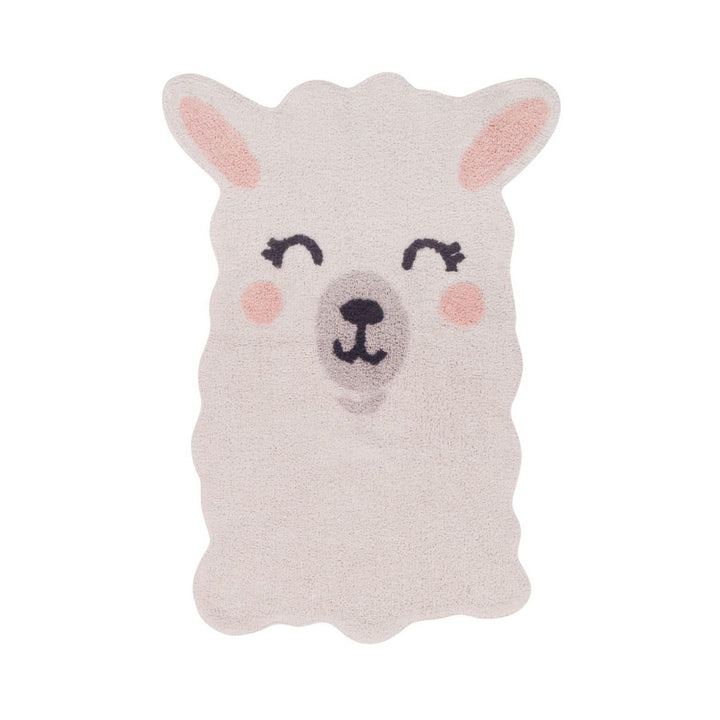 Smile Like A Llama Cotton Rug