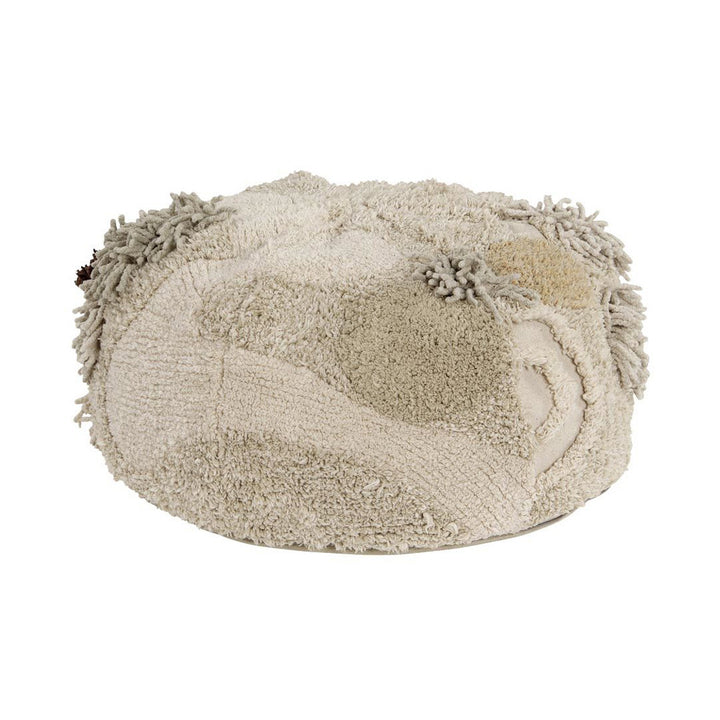 Mossy Rock Round Pouffe