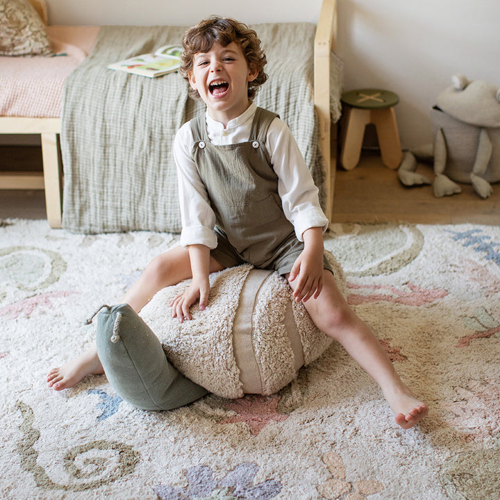 Water Lily Pond Washable Play Rug