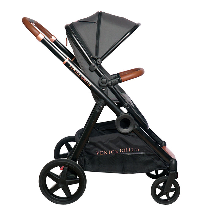 Maverick Single to Double Stroller With Toddler Seat