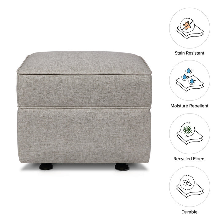 Willa & Alden Gliding Ottoman