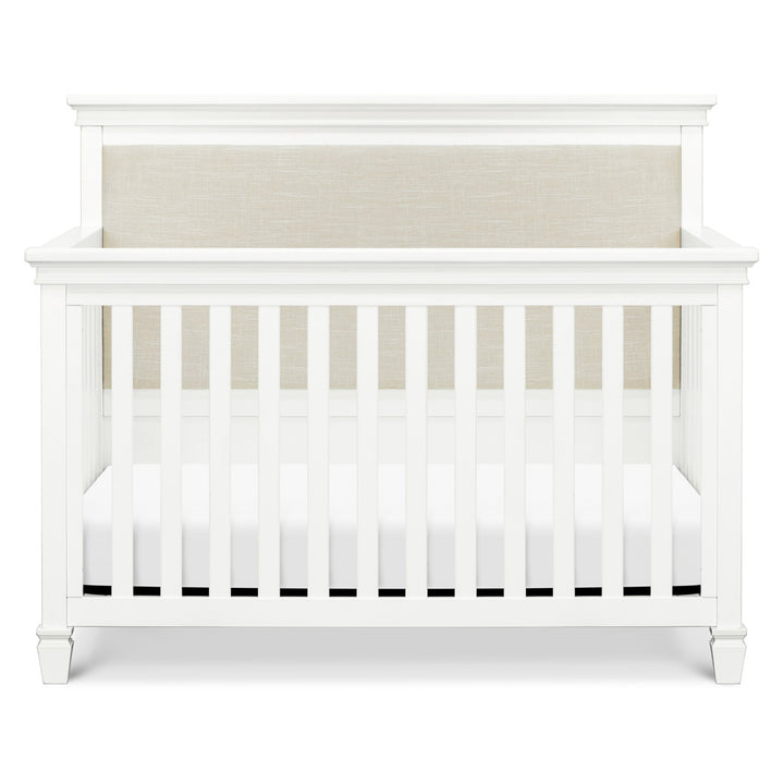 Darlington 4-in-1 Convertible Crib in Warm White front view