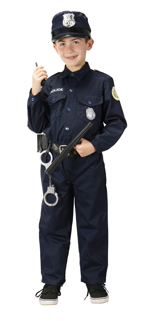 Junior Police Officer Suit with Cap and Belt