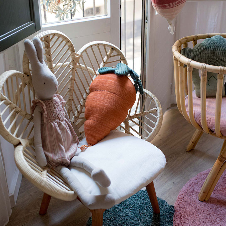 Cathy The Carrot Knitted Cushion