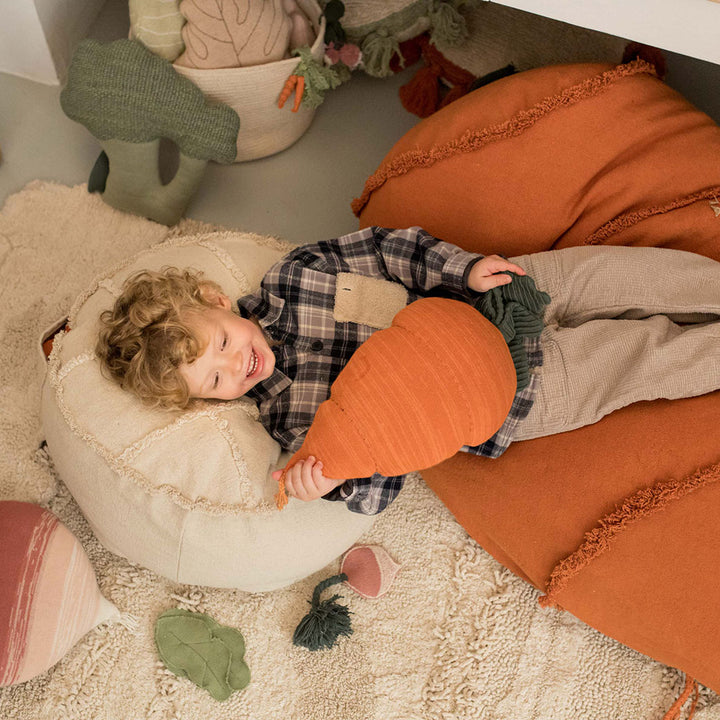 Cathy The Carrot Knitted Cushion