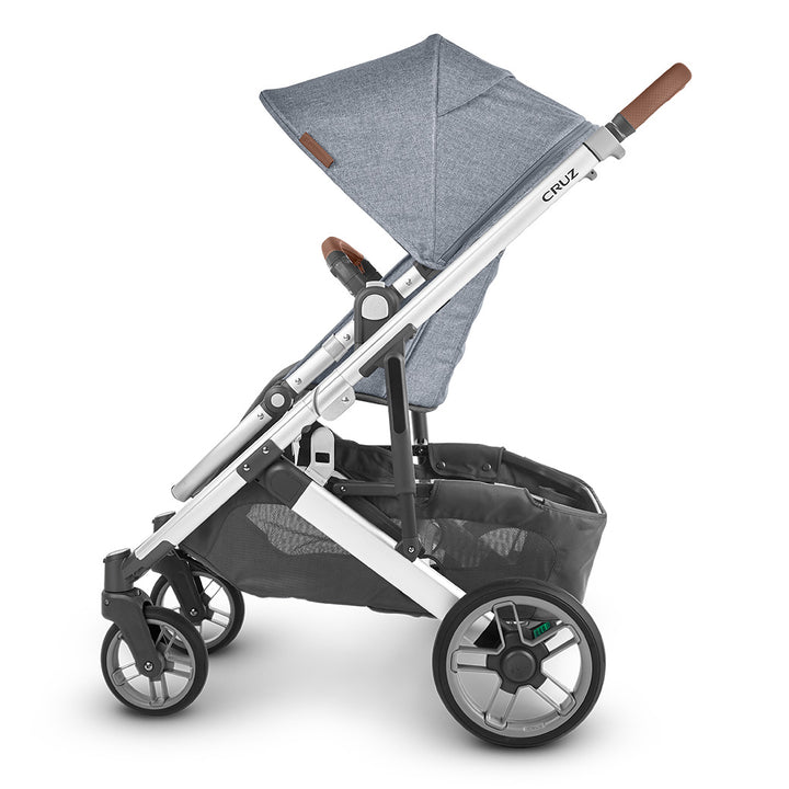 Profile view of the CRUZ V2 stroller in -- Color_Gregory