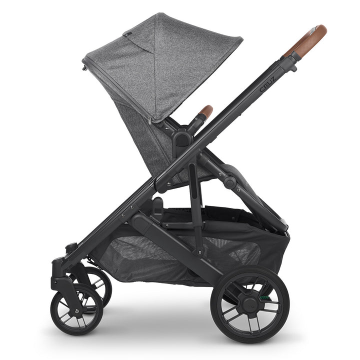 Side view of reversed UPPAbaby Cruz V2 Stroller in -- Color_Gregory