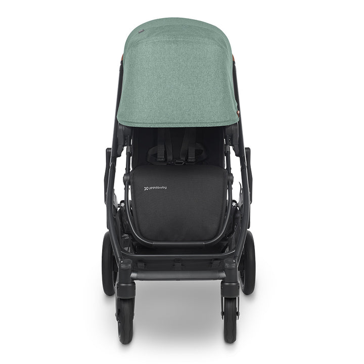 Front view of UPPAbaby Cruz V2 Stroller with canopy down  in -- Color_Gwen