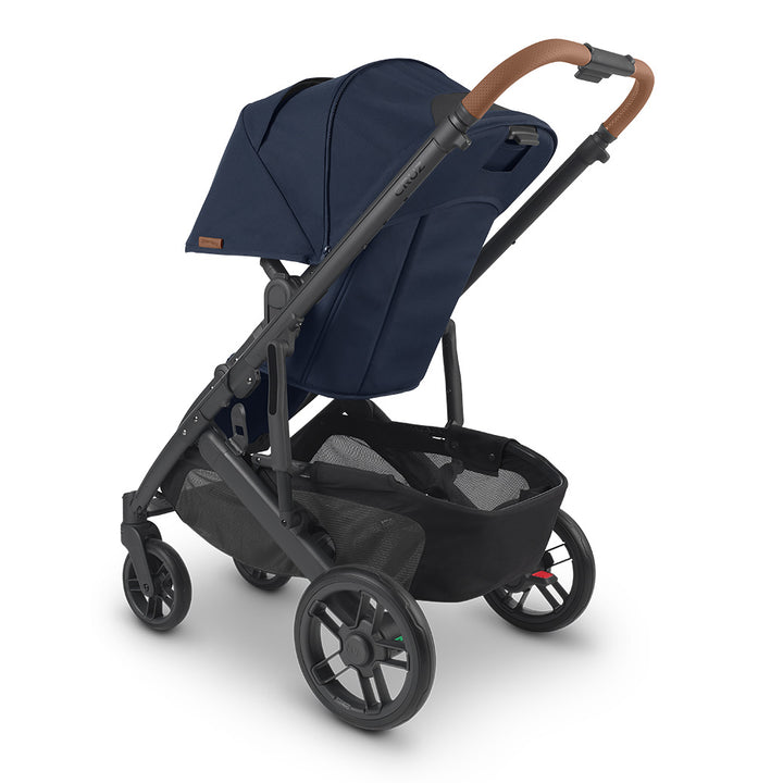 Slight back view of UPPAbaby Cruz V2 Stroller in -- Color_Noa