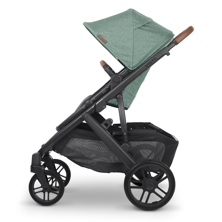 Side view of UPPAbaby VISTA V2 Travel System stroller in -- Color_Gwen