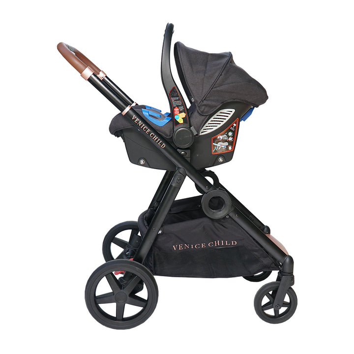 Maverick Single to Double Stroller With Toddler Seat