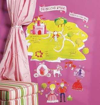 Princess Land Wall Stickers