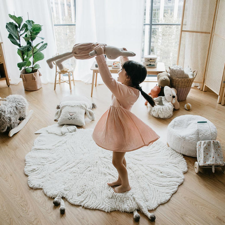 Pink Nose Sheep Woolable Rug