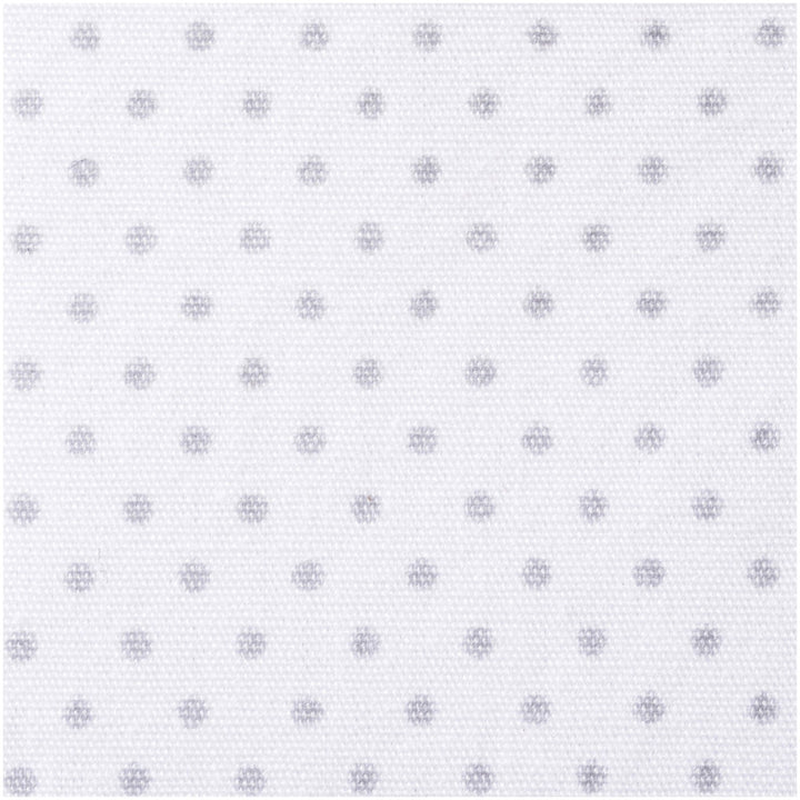 Bassinest Fitted Sheet in Grey Pin Dot