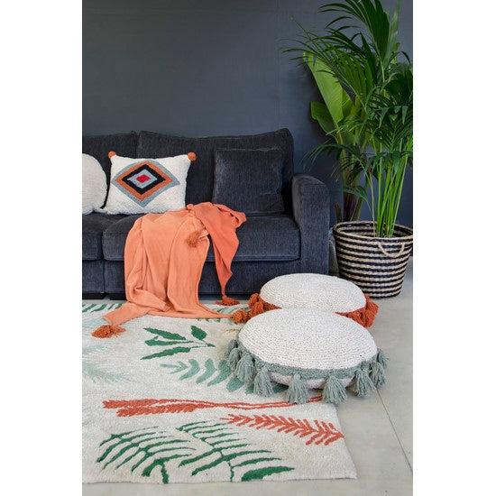 Botanic Plants Washable Rug