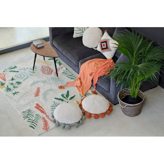 Botanic Plants Washable Rug