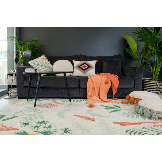 Botanic Plants Washable Rug