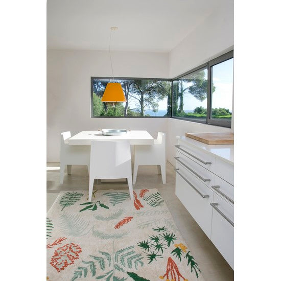 Botanic Plants Washable Rug