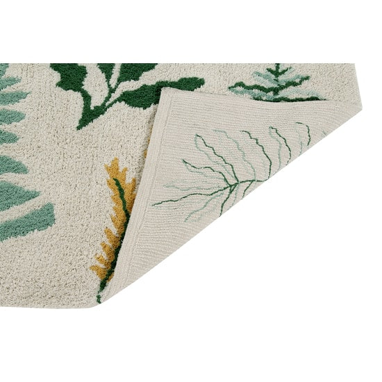 Botanic Plants Washable Rug