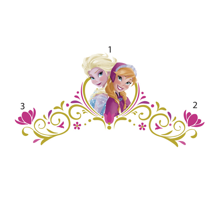 Disney Frozen Spring Time Headboard Wall Decals