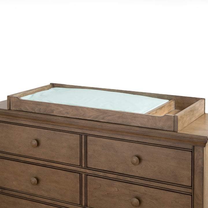 Westwood Design Hanley Changer Top  on dresser in -- Color_Cashew