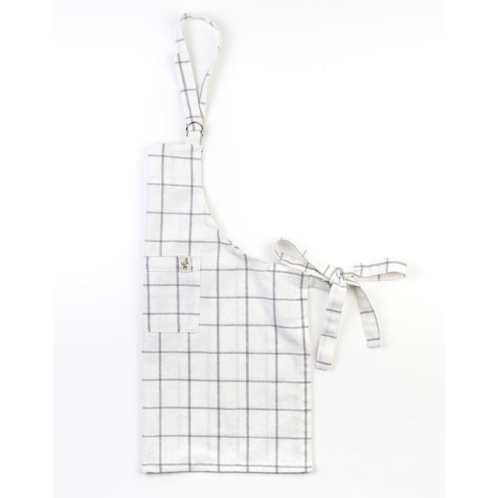 Folded Milton & Goose Kid's Apron in -- Color_Gray