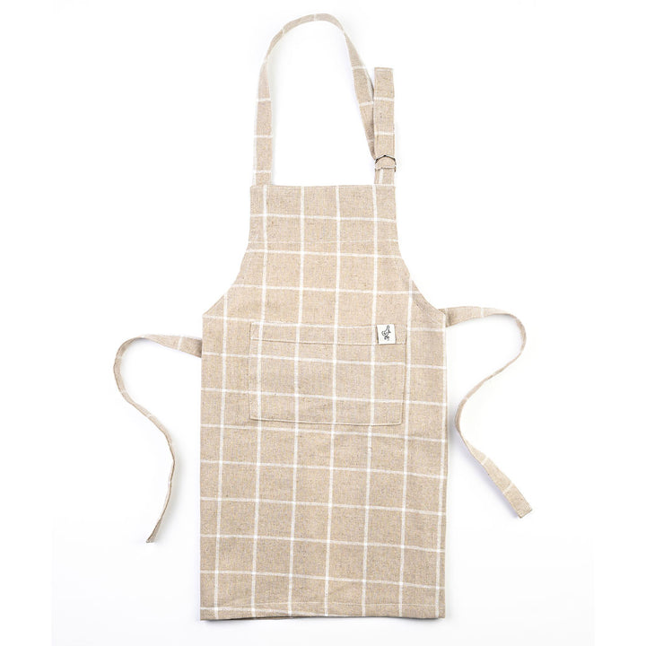 Milton & Goose Kid's Apron in -- Color_Tan