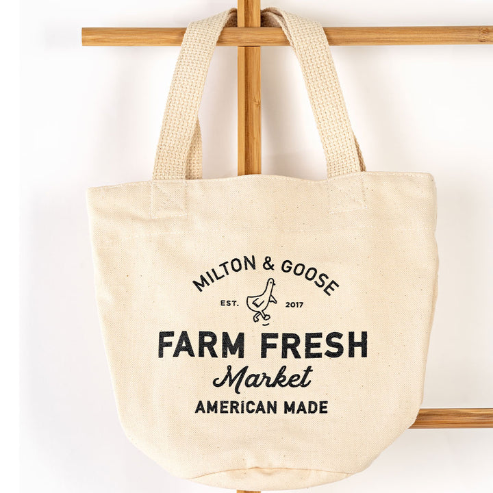 Milton & Goose Market Tote on a hanger in -- Color_Cream