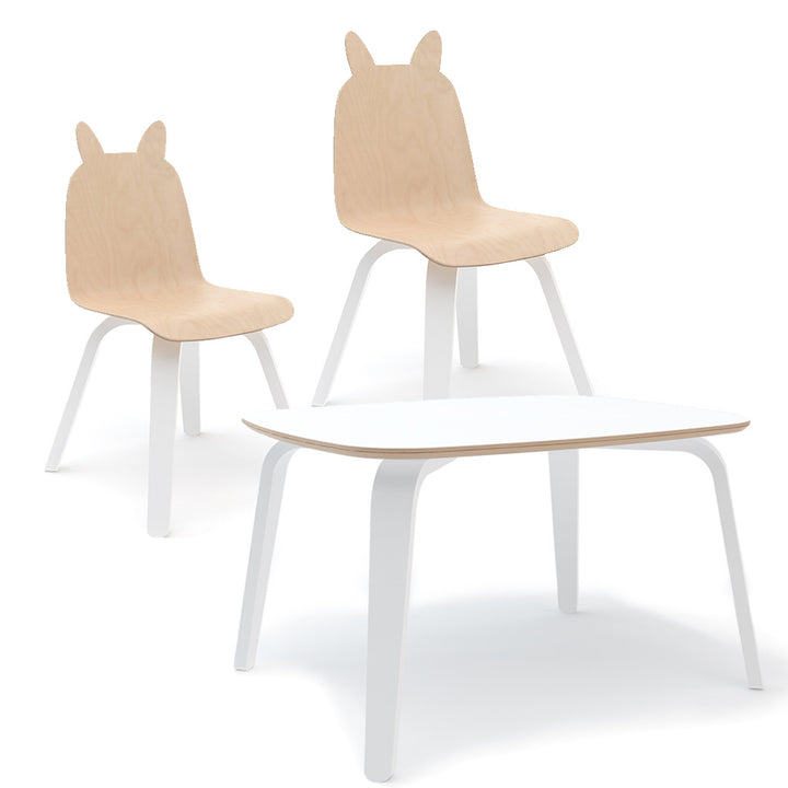 Rabbit Play Chairs + Table Set