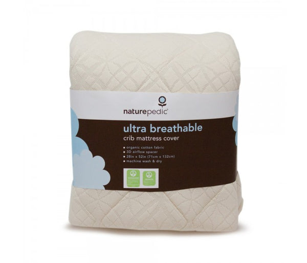 Breathable crib mattress cover deals
