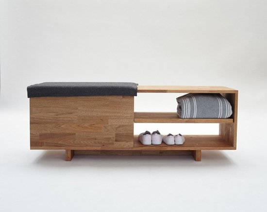 Nursery storage bench online
