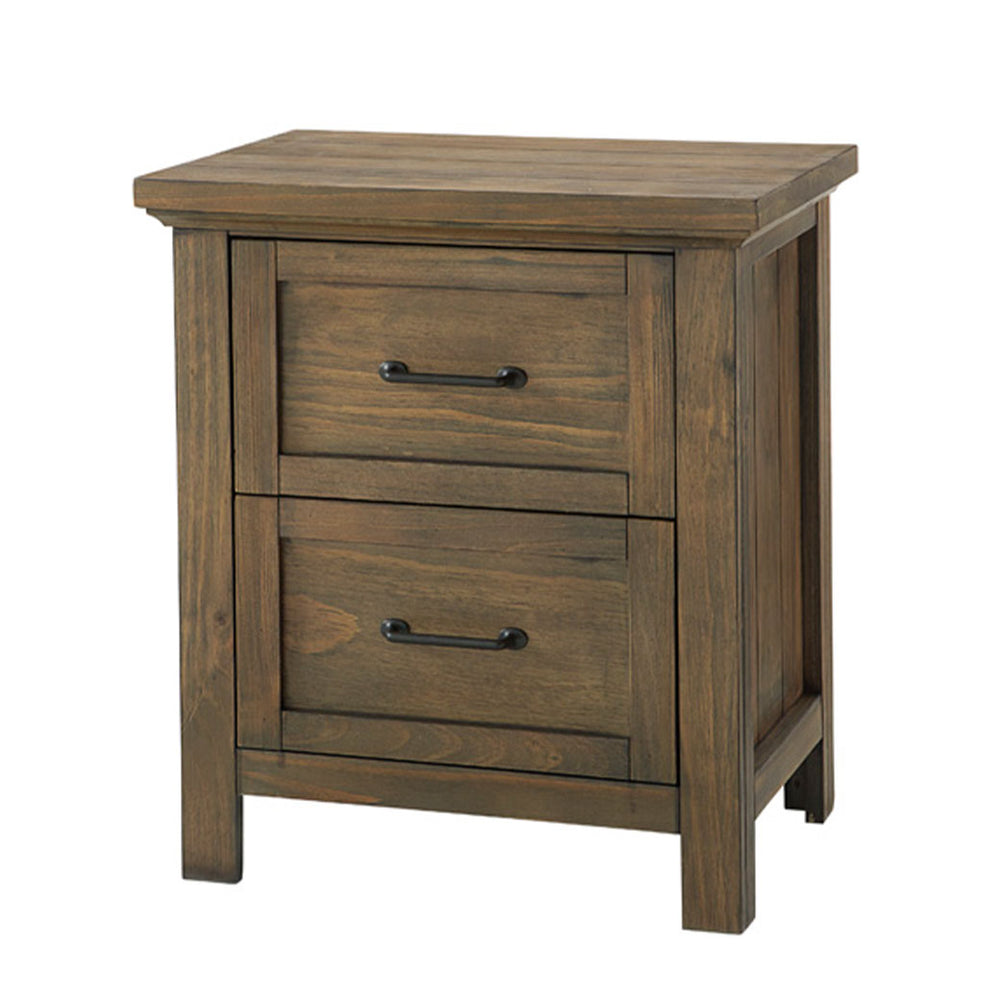 Westwood Design Westfield 2 Drawer Nightstand in -- Color_Harvest Brown